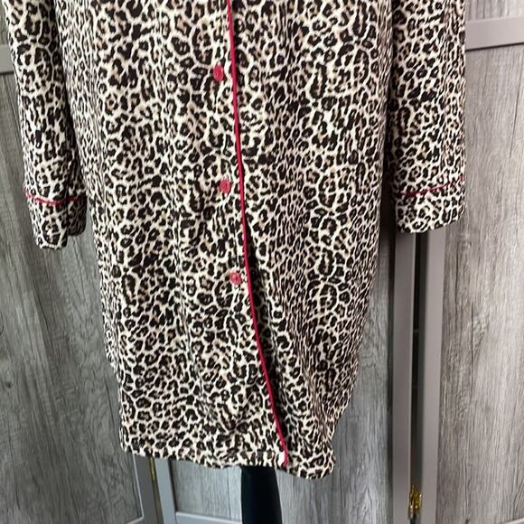 Charter Club Intimates leopard print nightgown women's L - Picture 5 of 15